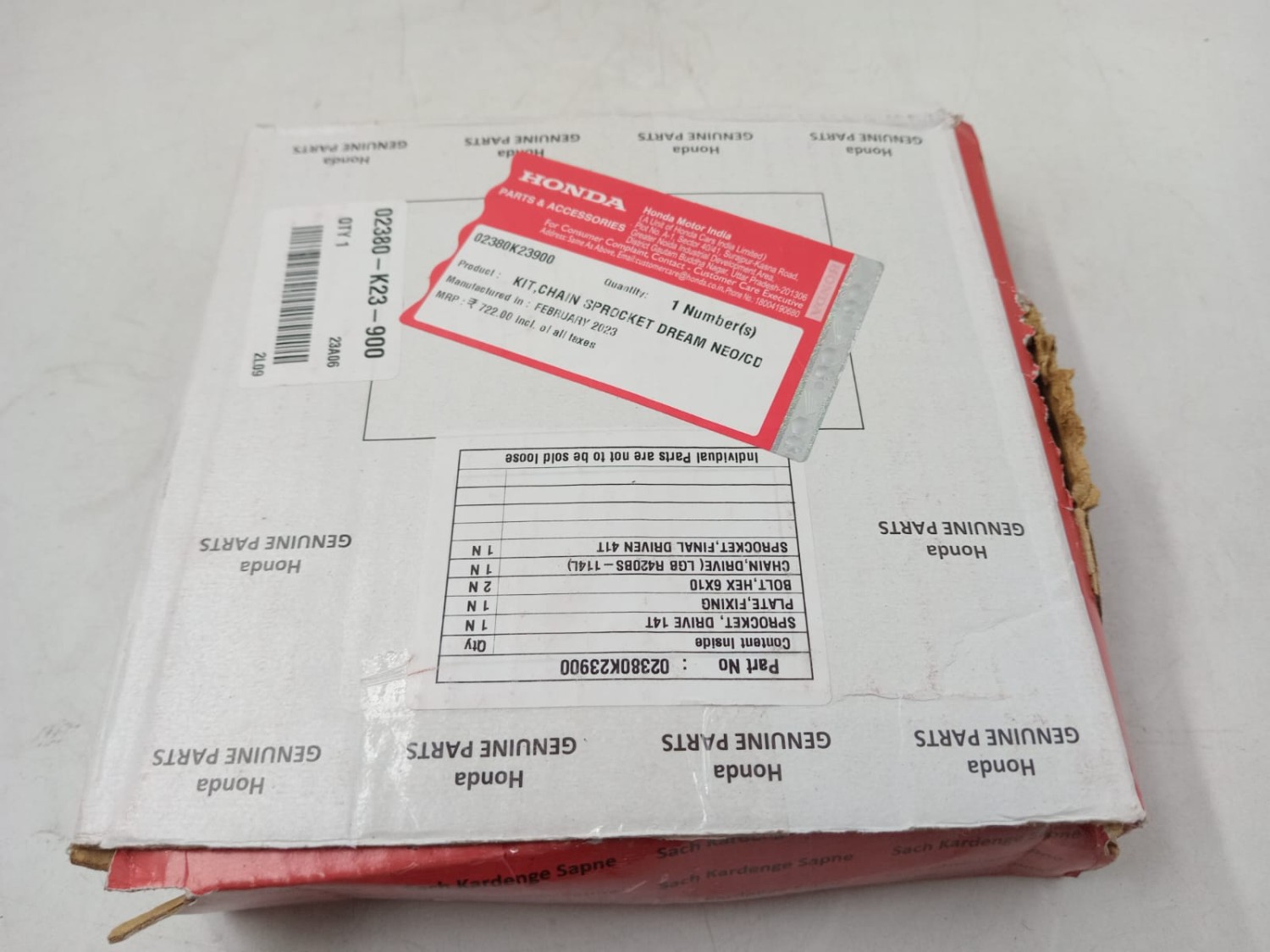 Honda Dream Neo Chain set image