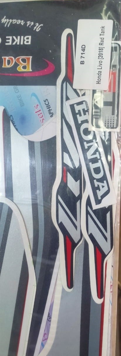 Honda Livo Stock Sticker Full Set image