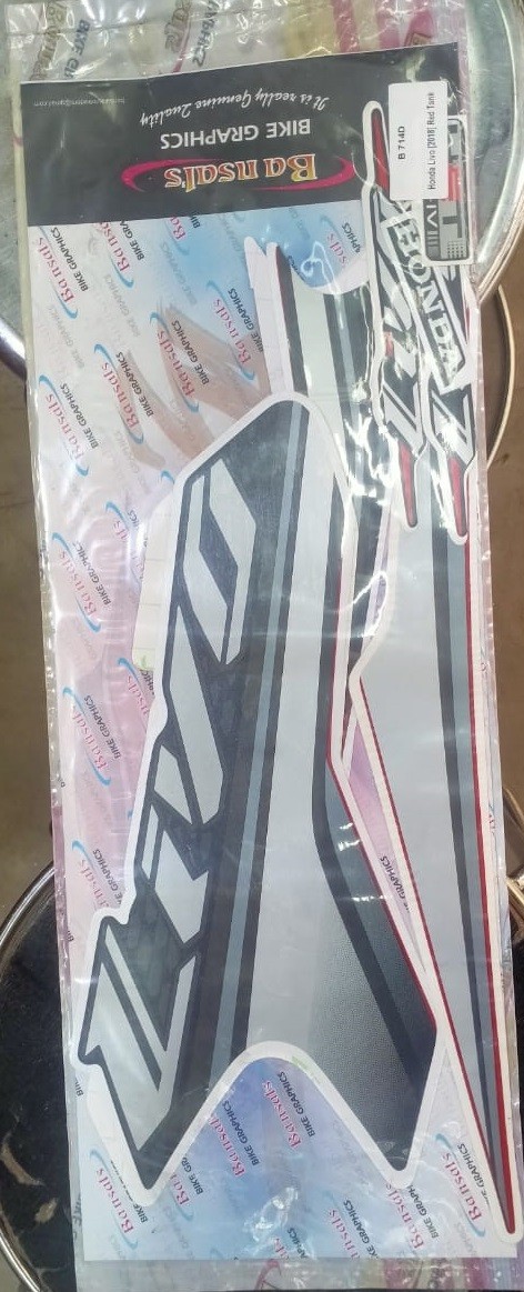 Honda Livo Stock Sticker Full Set image