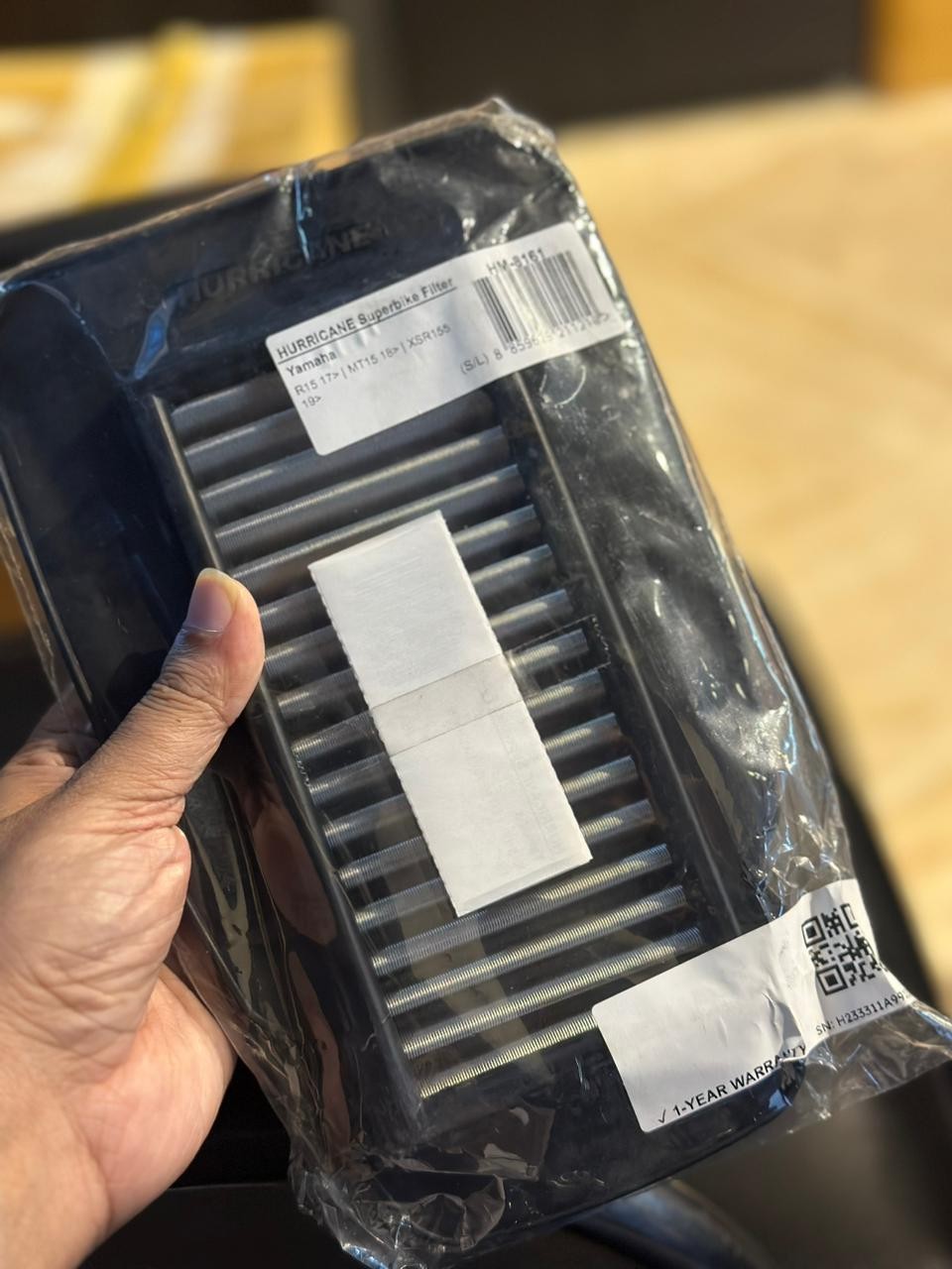 Hurricane Stainless Steel Air Filter for R15, MT-15, XSR & Exmotion image