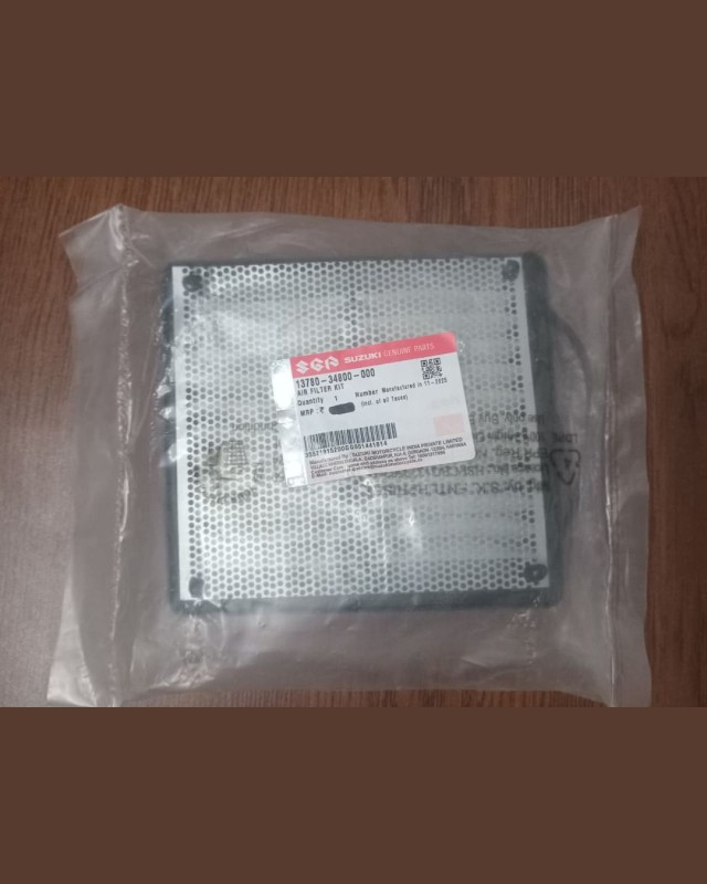 Air Filter Gixxer Carburetor / Fi ABS / SF Fi ABS, AIR FILTER KIT, 13780-34800-000 image