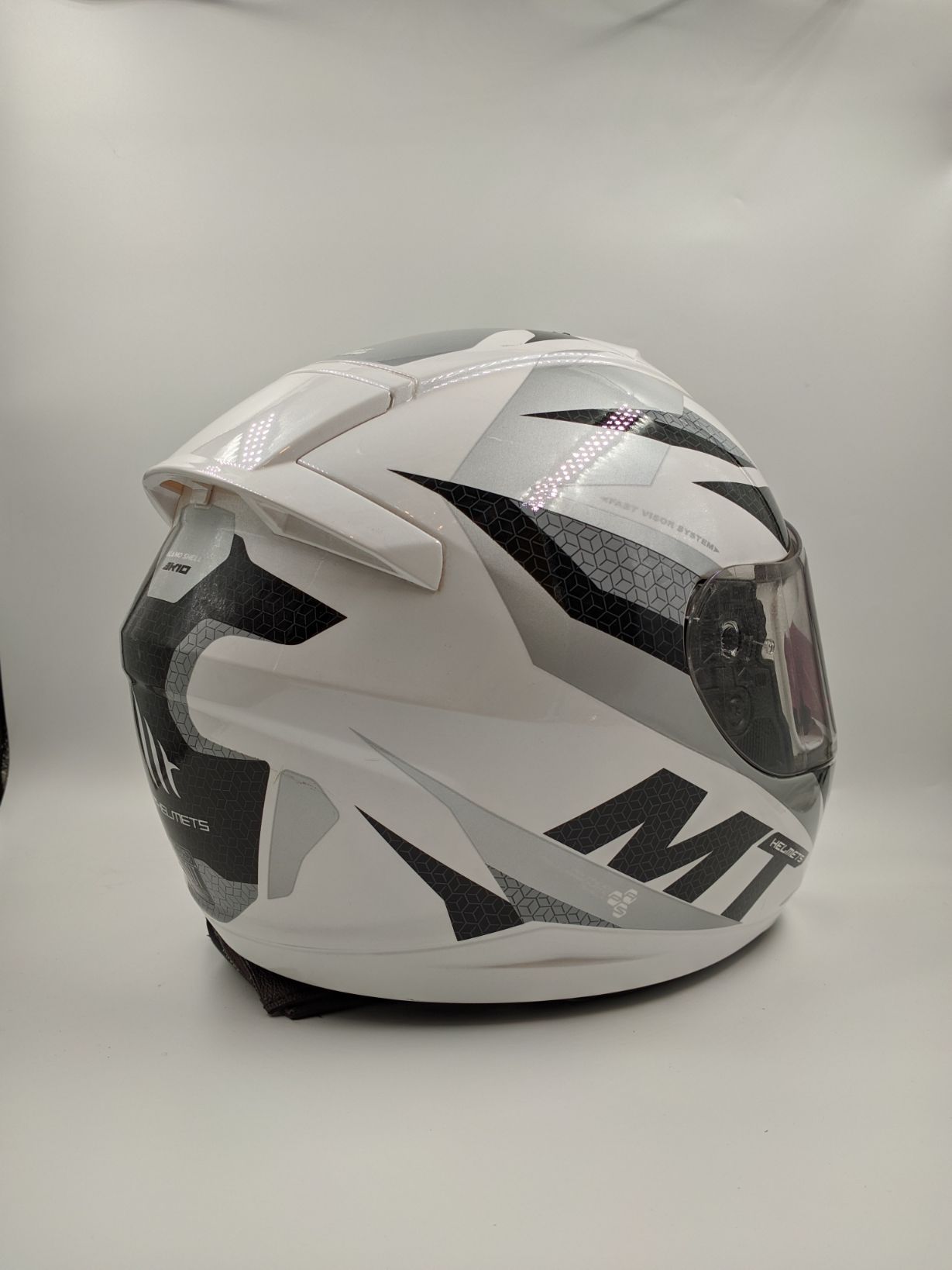 MT Alamo Shell Full Face White & Black image