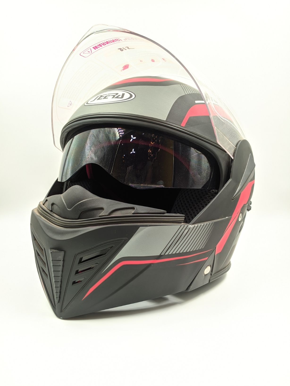 Neera Carbon Modular Matte Black & Red image