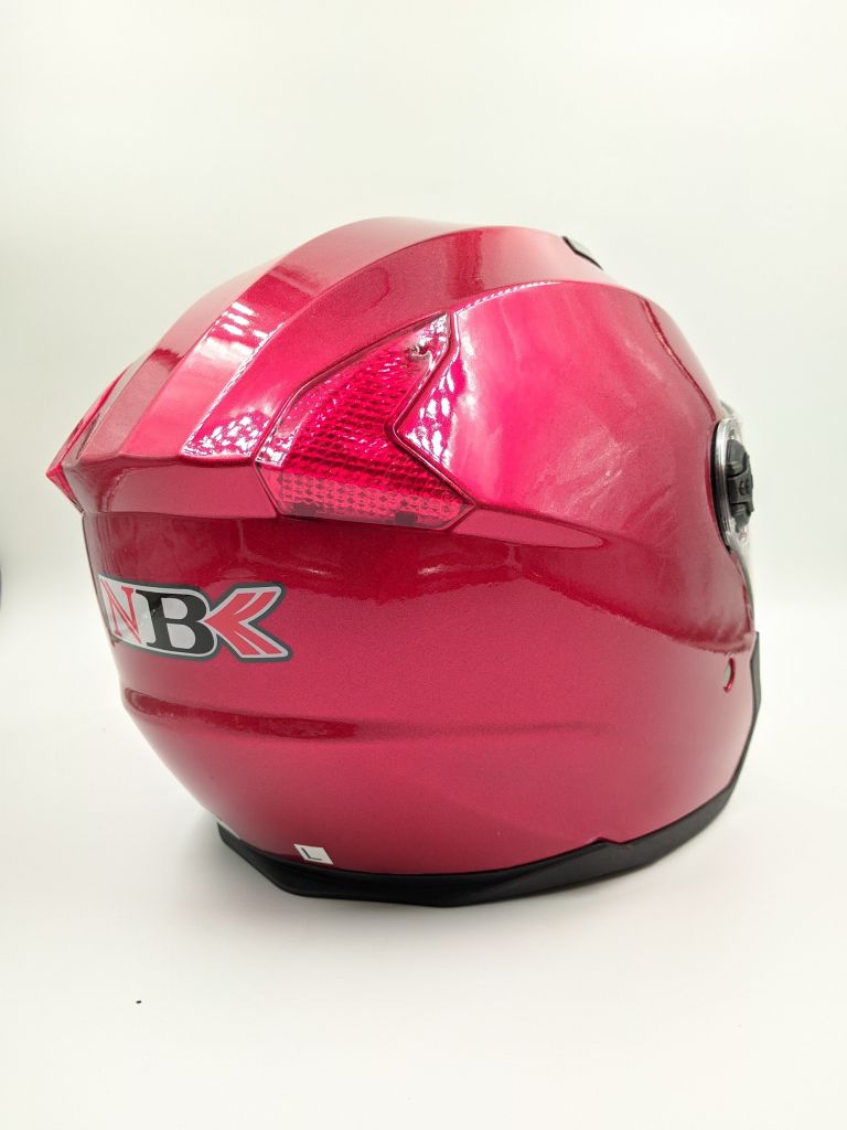 NBK Half face Basic Glossy Red image