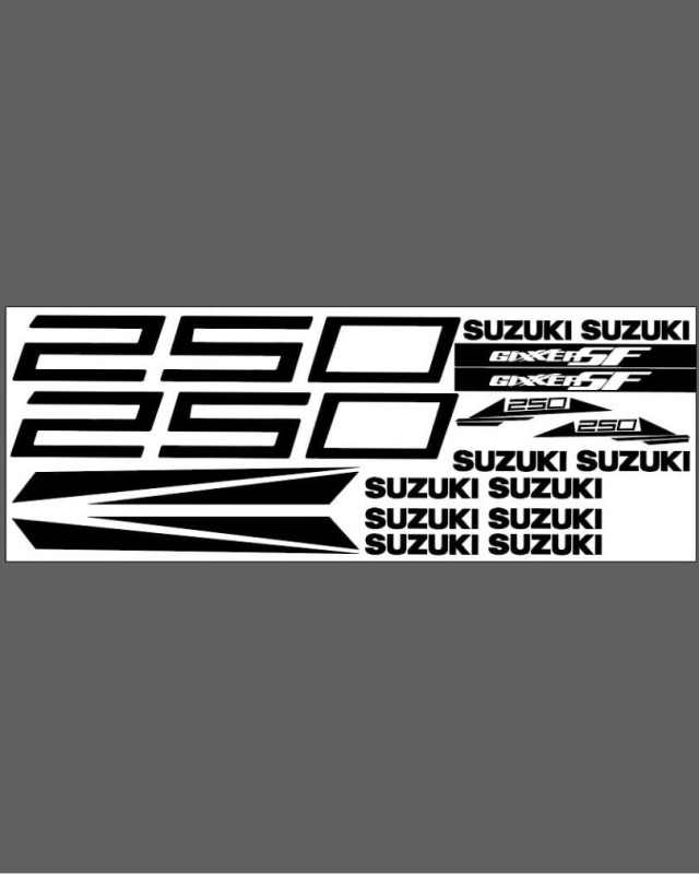 Full Set Sticker(Replica) Gixxer SF 250cc image