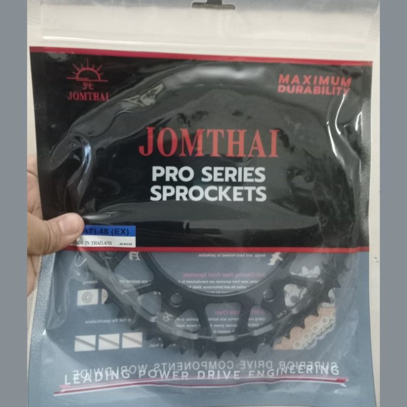Jom Thai JT Full Chain Sprocket Set for R15 V3, R15 V4, MT 15, GSX-R, X motion, GPX Demon, Hornet 2.0 image