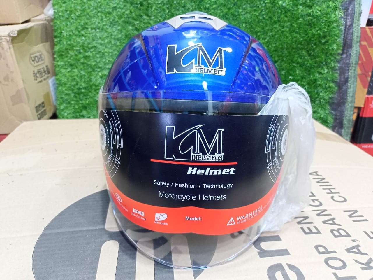 KM Half Face Helmet image