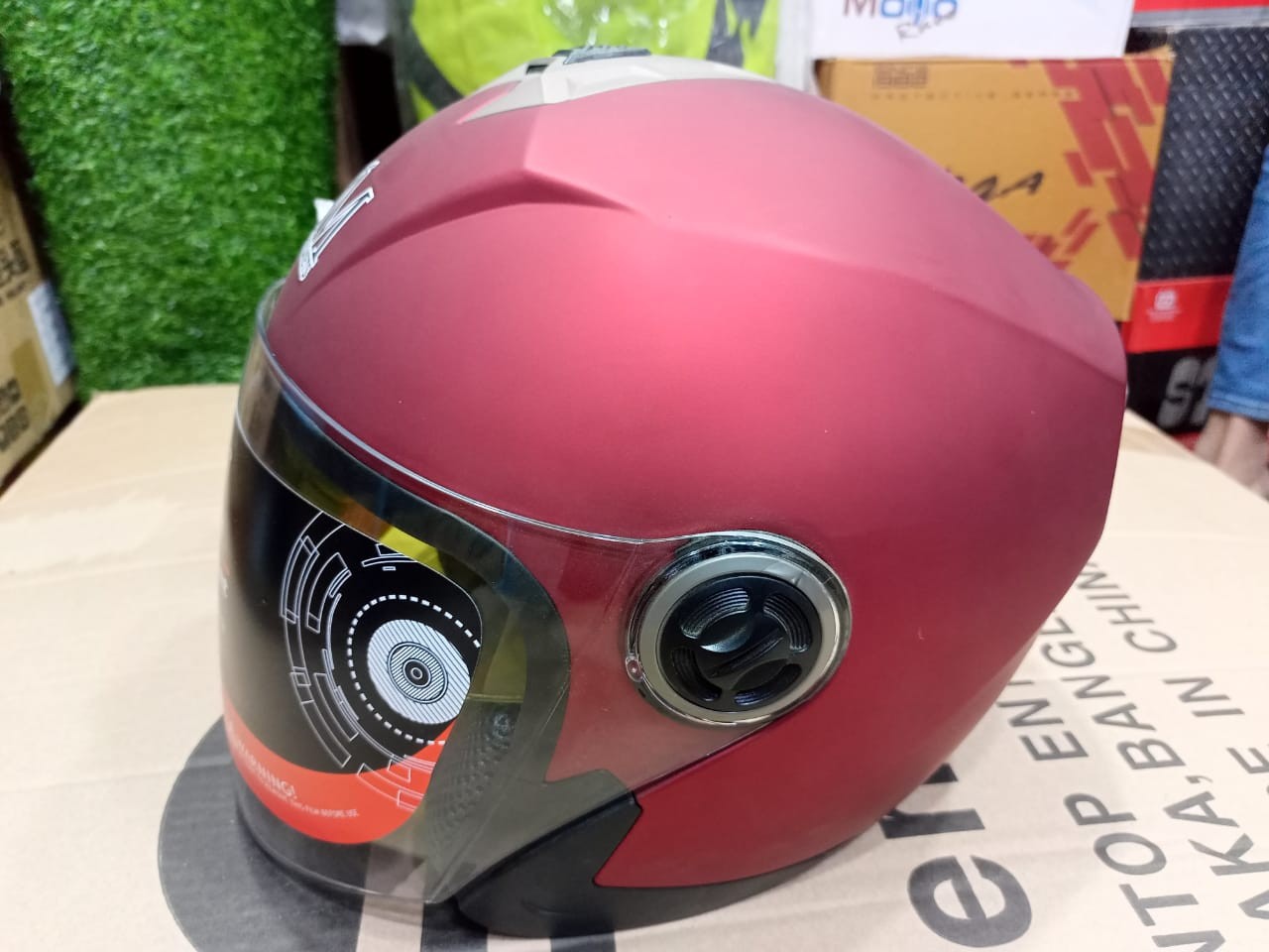KM Half Face Helmet image