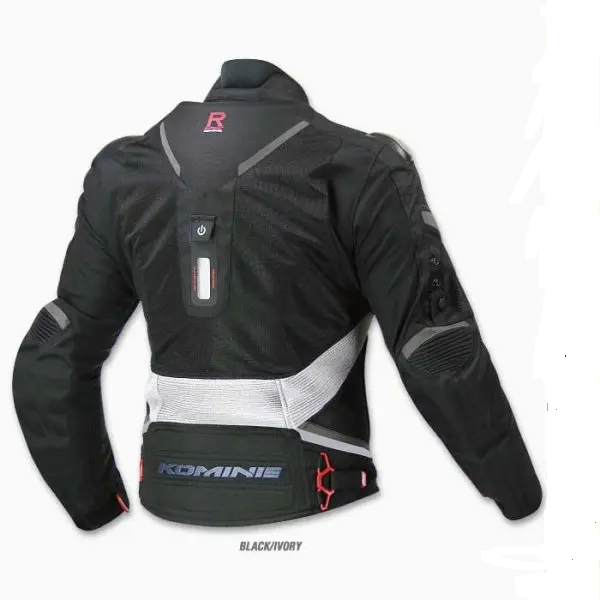 KOMINE JK-63 Titanium Motorcycle Riding Jacket R-Spec image