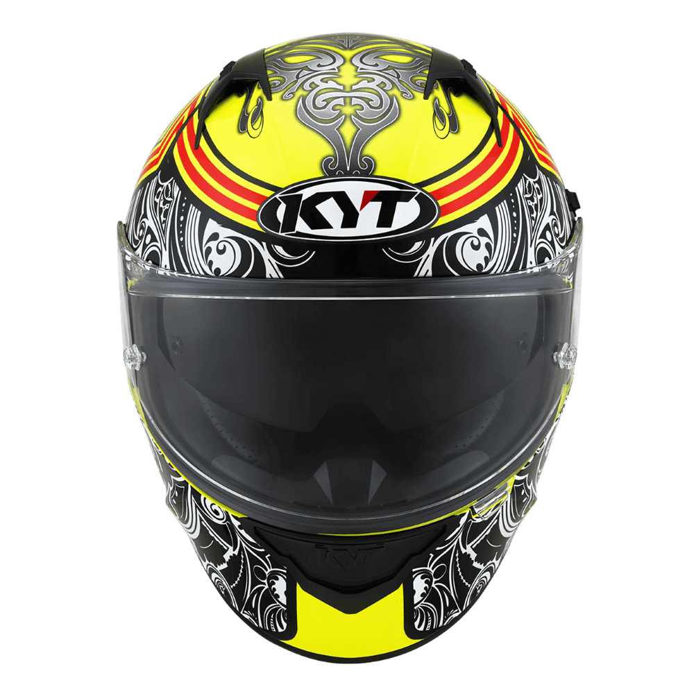 KYT NF-R Steel Flower Yellow image