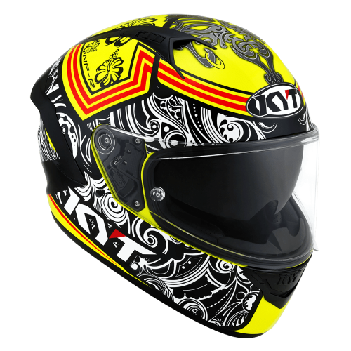 KYT NF-R Steel Flower Yellow image