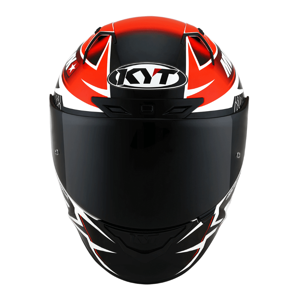 KYT NX RACE Balance Red Gun Metal image