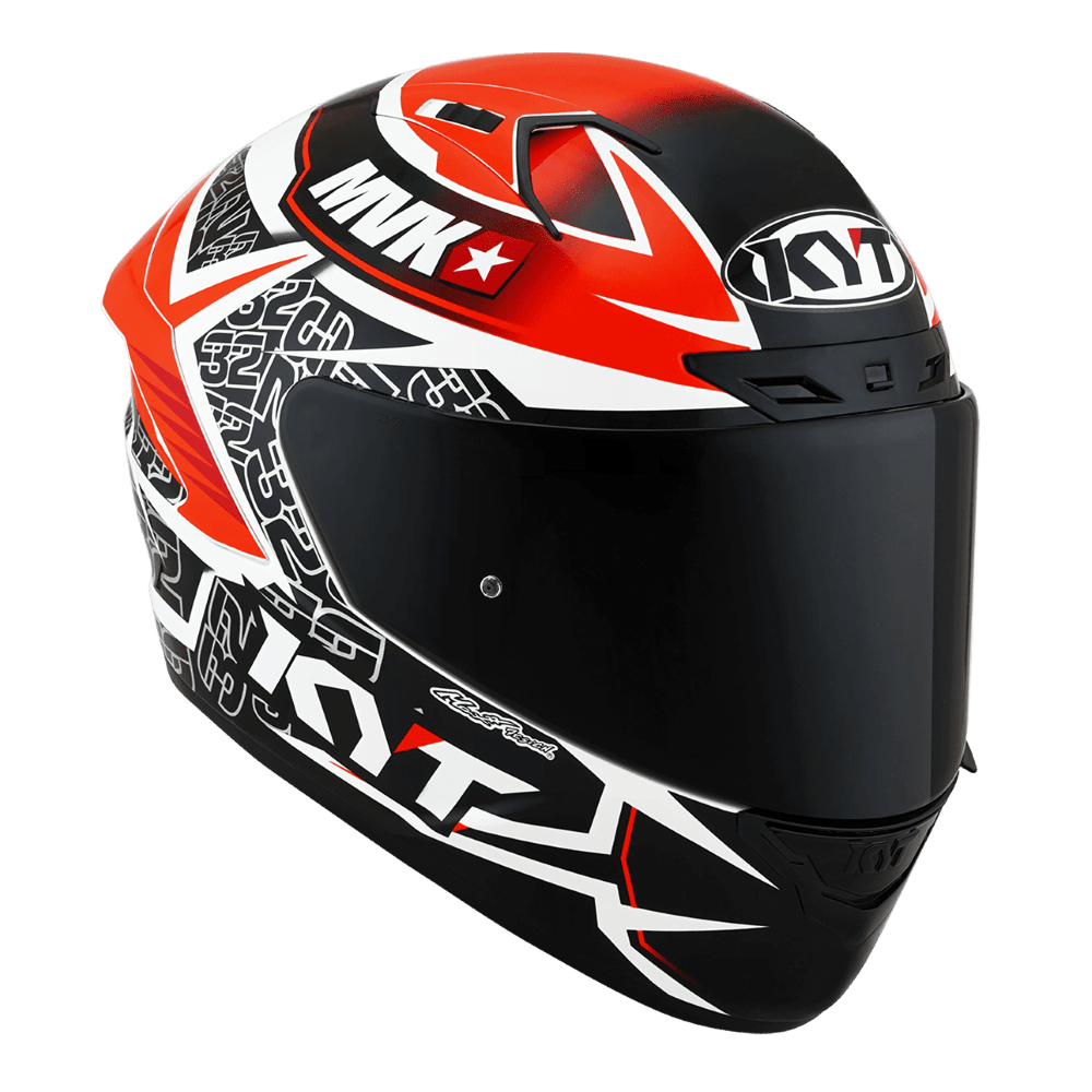 KYT NX RACE Balance Red Gun Metal image