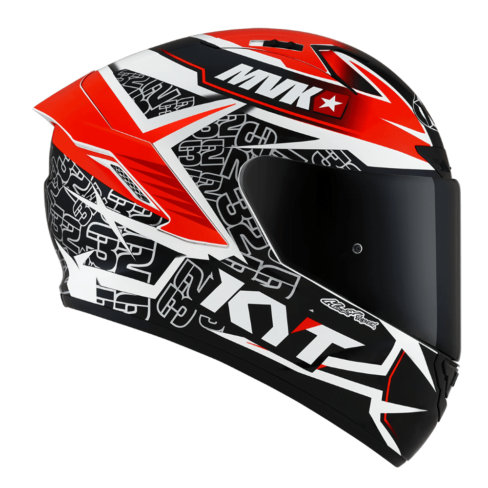 KYT NX RACE Balance Red Gun Metal image