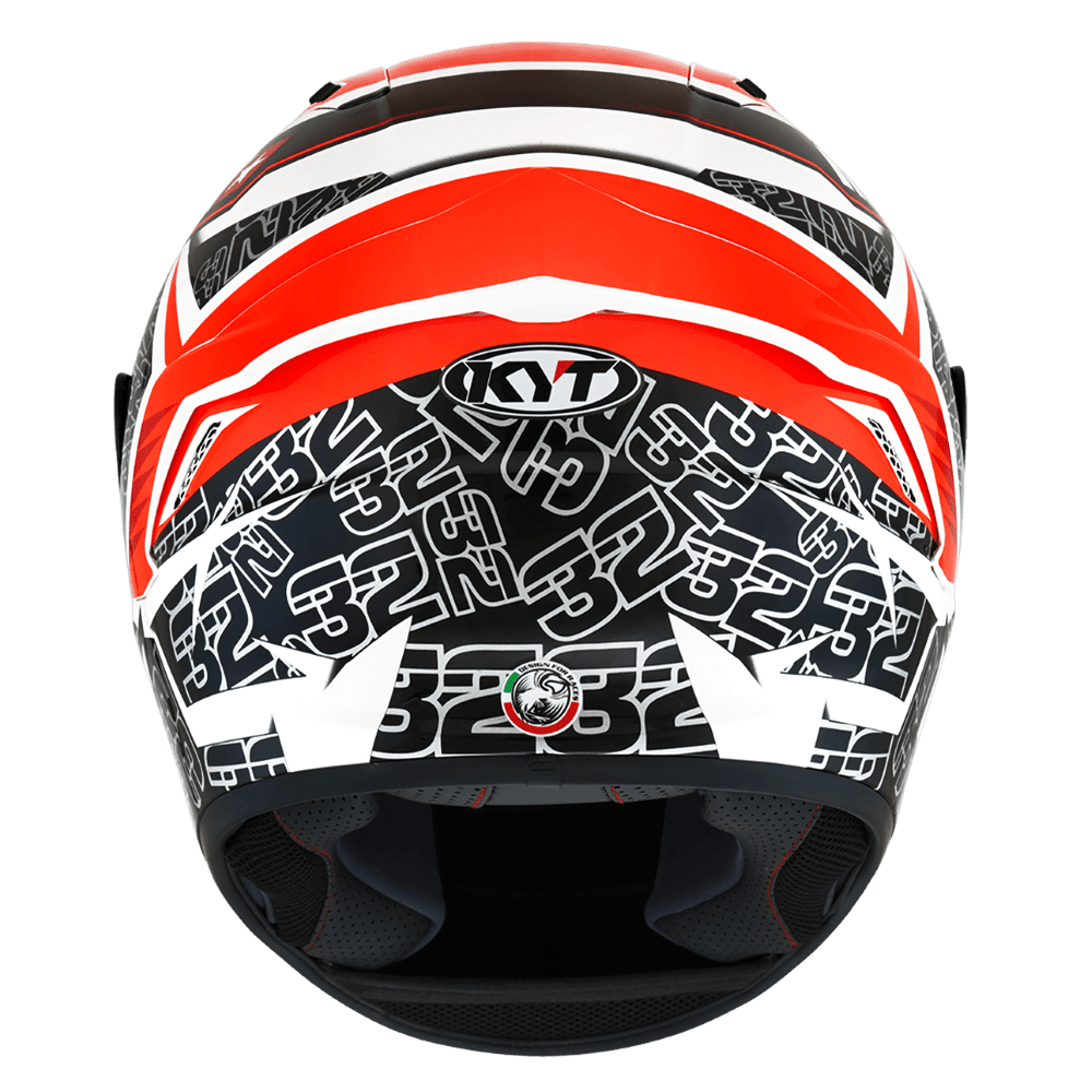 KYT NX RACE Balance Red Gun Metal image