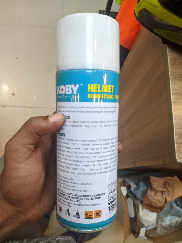 Koby Helmet Disinfecting Foam image