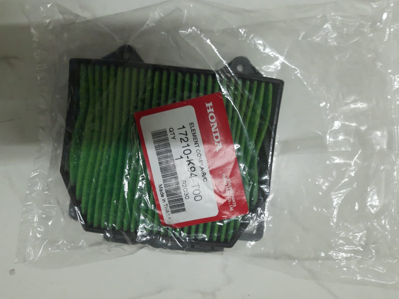 Stock Air Filter (Thailand) CB150R Exmotion, ELEMENT COMP,AIR/C 17210-K94-T00 image