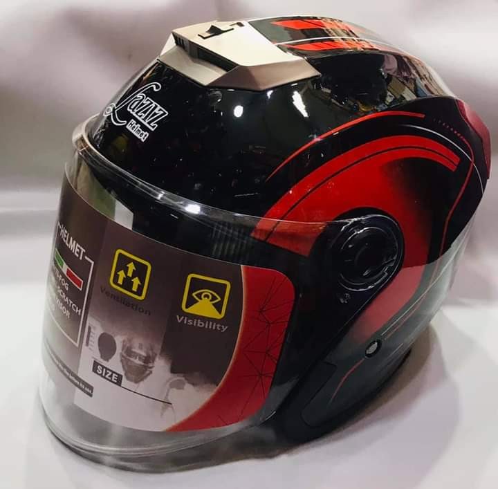 LAZIZ Half Face Helmet image
