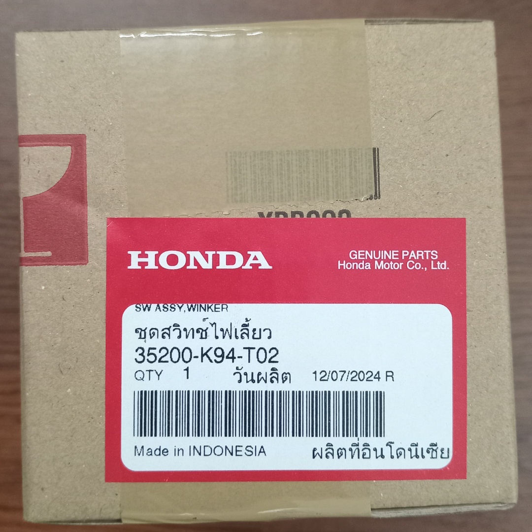 Left Switch Chapa Honda CB Exmotion SW ASSY, Winker 35200-K94-T01 image