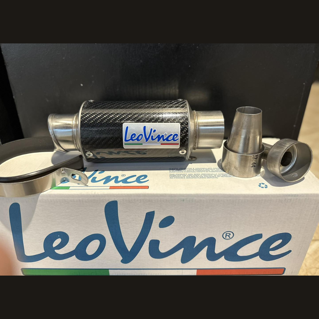 LeoVince Italy Exhaust with Universal Muffler Kit GP Corsa Short Model image