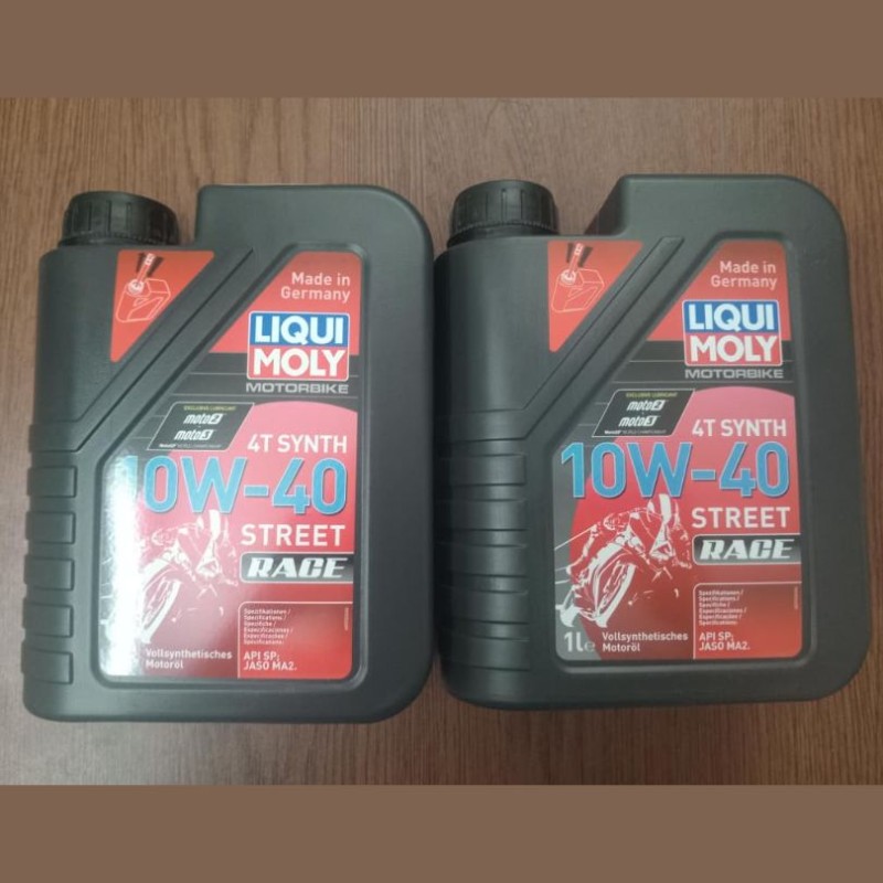 Liqui Moly 4T SYNTH Street Race 10W-40 Engine Oil image