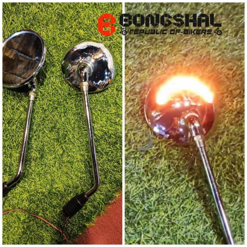 Looking Glass With Lighting Royal Enfield image