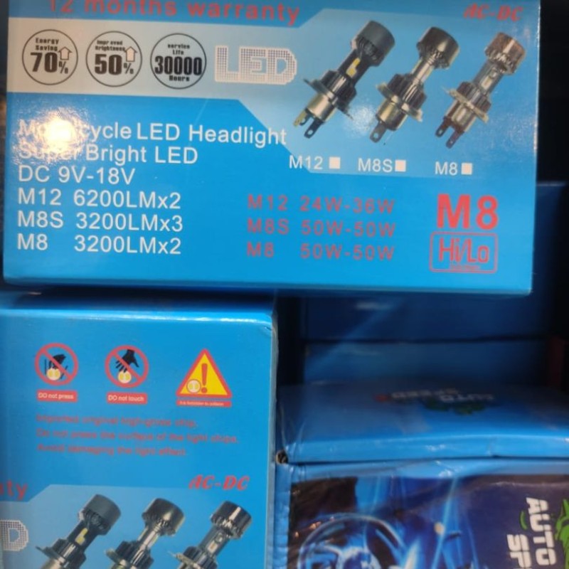 M12 , 24w- 30w, 6200lm, 2x Led Headlight image