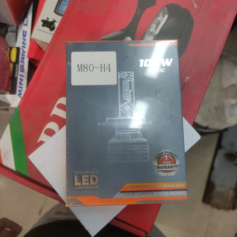 M80- H4 Led Headlight, 100w, 7500LM image