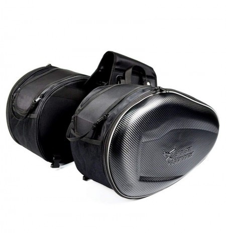 MOTOCENTRIC Motorcycle Motocross Helmet Bag Large Capacity Waterproof Riding Luggage Saddlebags image