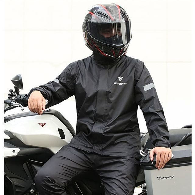 MOTOWOLF 100% Waterproof Ropa Impermeable Moto Raincoat For Riders (MDL0401 V1) image