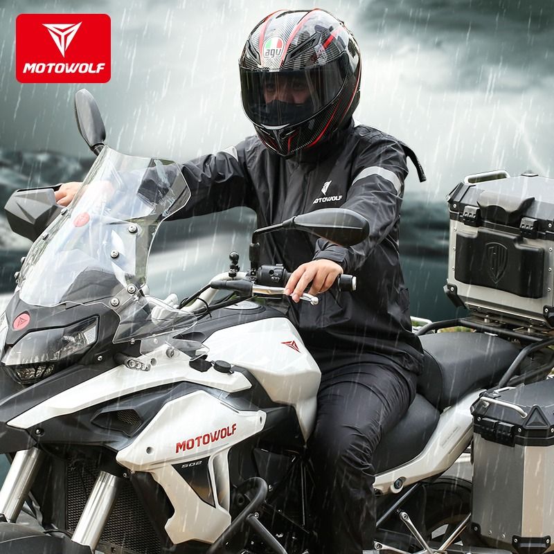 MOTOWOLF 100% Waterproof Ropa Impermeable Moto Raincoat For Riders (MDL0401 V1) image