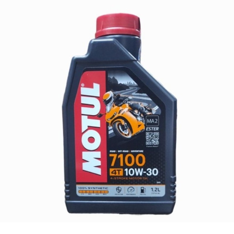 MOTUL 7100 4T 10W30 Full Synthetic Engine Oil 1.2L image