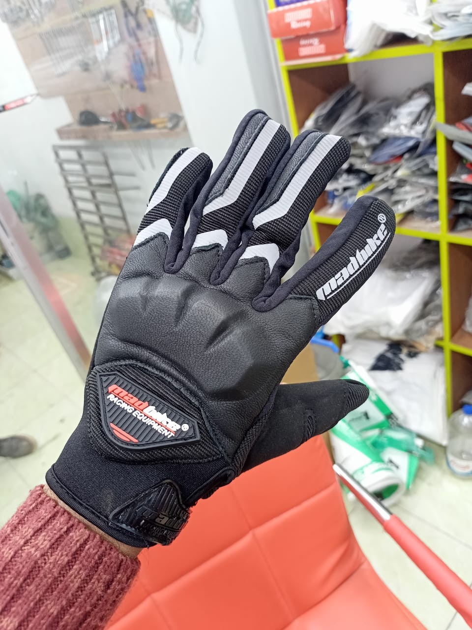 Madbike Racing Full Finger Gloves image
