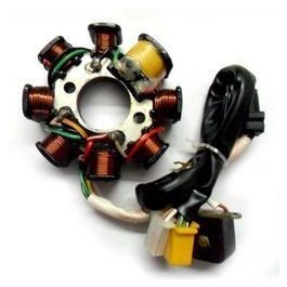 Magnet Coil Plate ASSEMBLY BAJAJ PLATINA 125 cc image