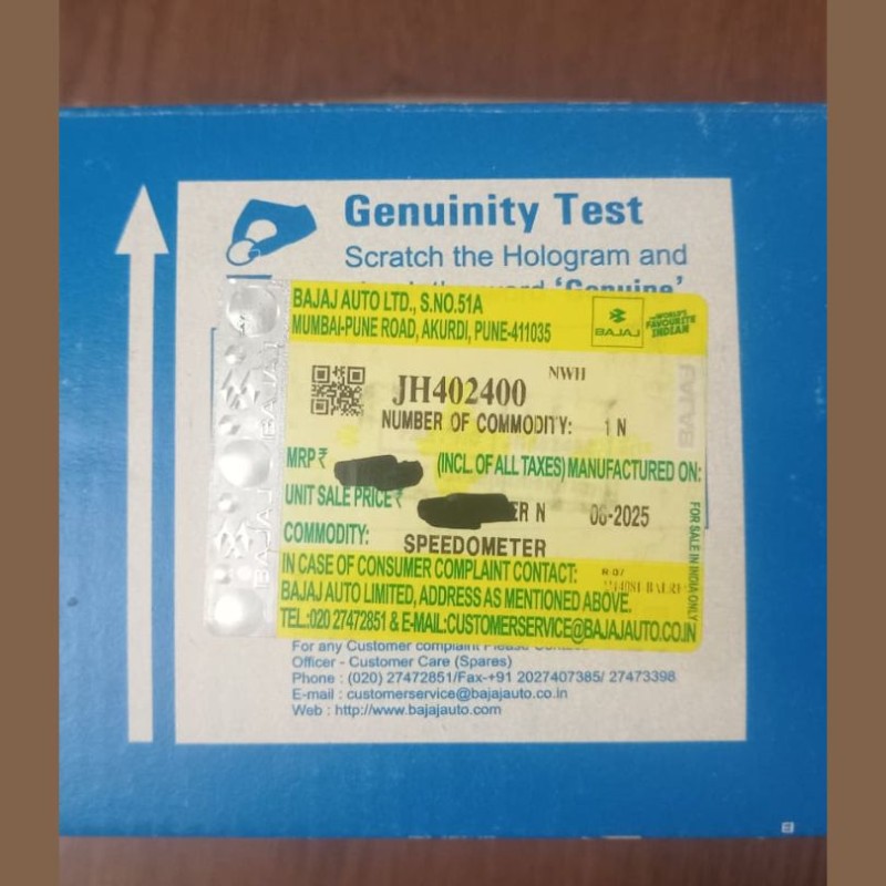 Meter Bajaj V15, SPEEDOMETER JH402400 image