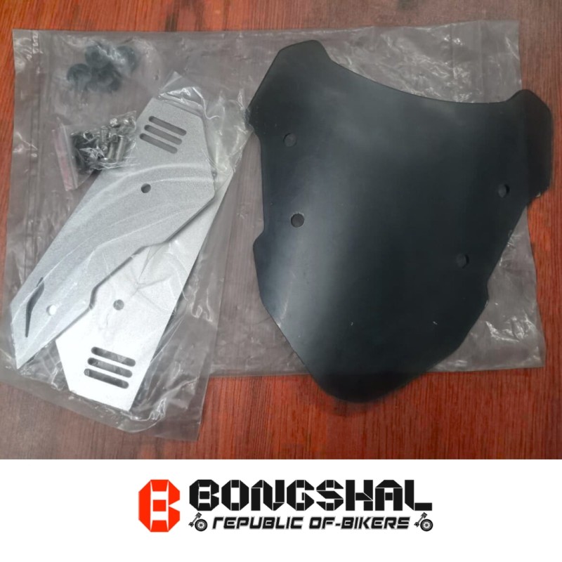 MT 15 Stylish short visor with Colorful Clamp / Clum image
