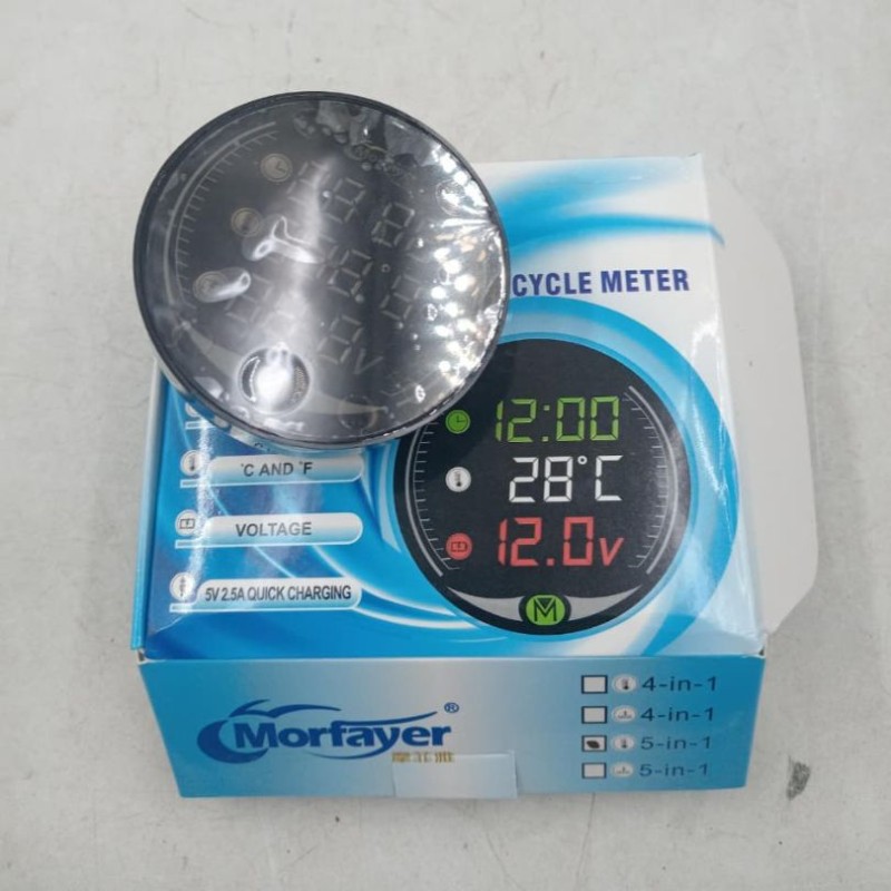 Morfayer LED Night Vision Motorcycle Volt Meter without Charger image