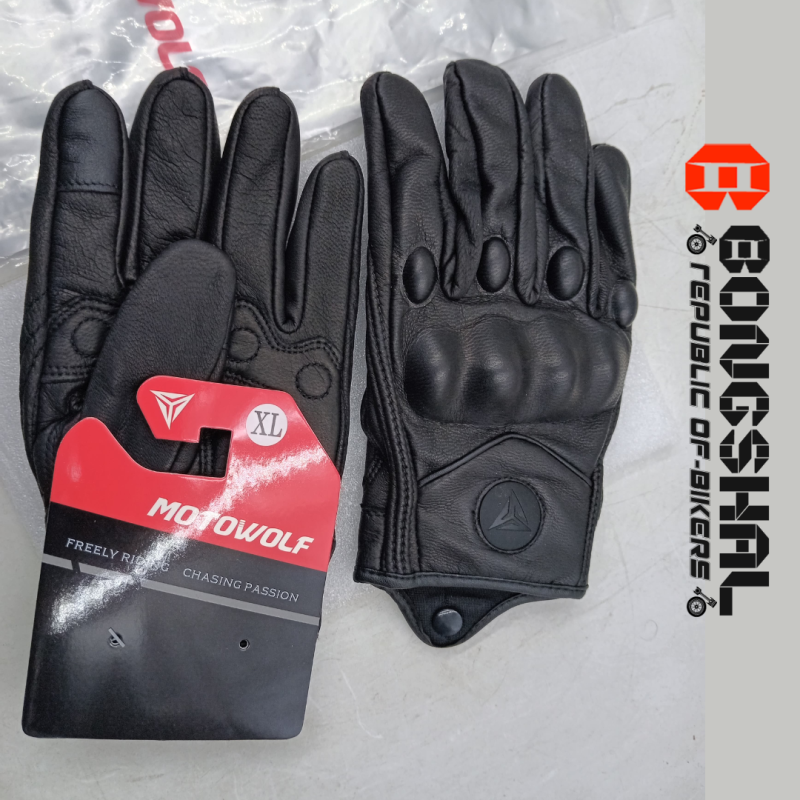 Motowolf Leather Gloves MDL 0302 image