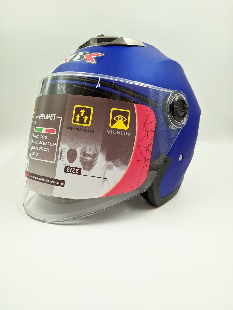 NBK Half face Basic Matte Blue image