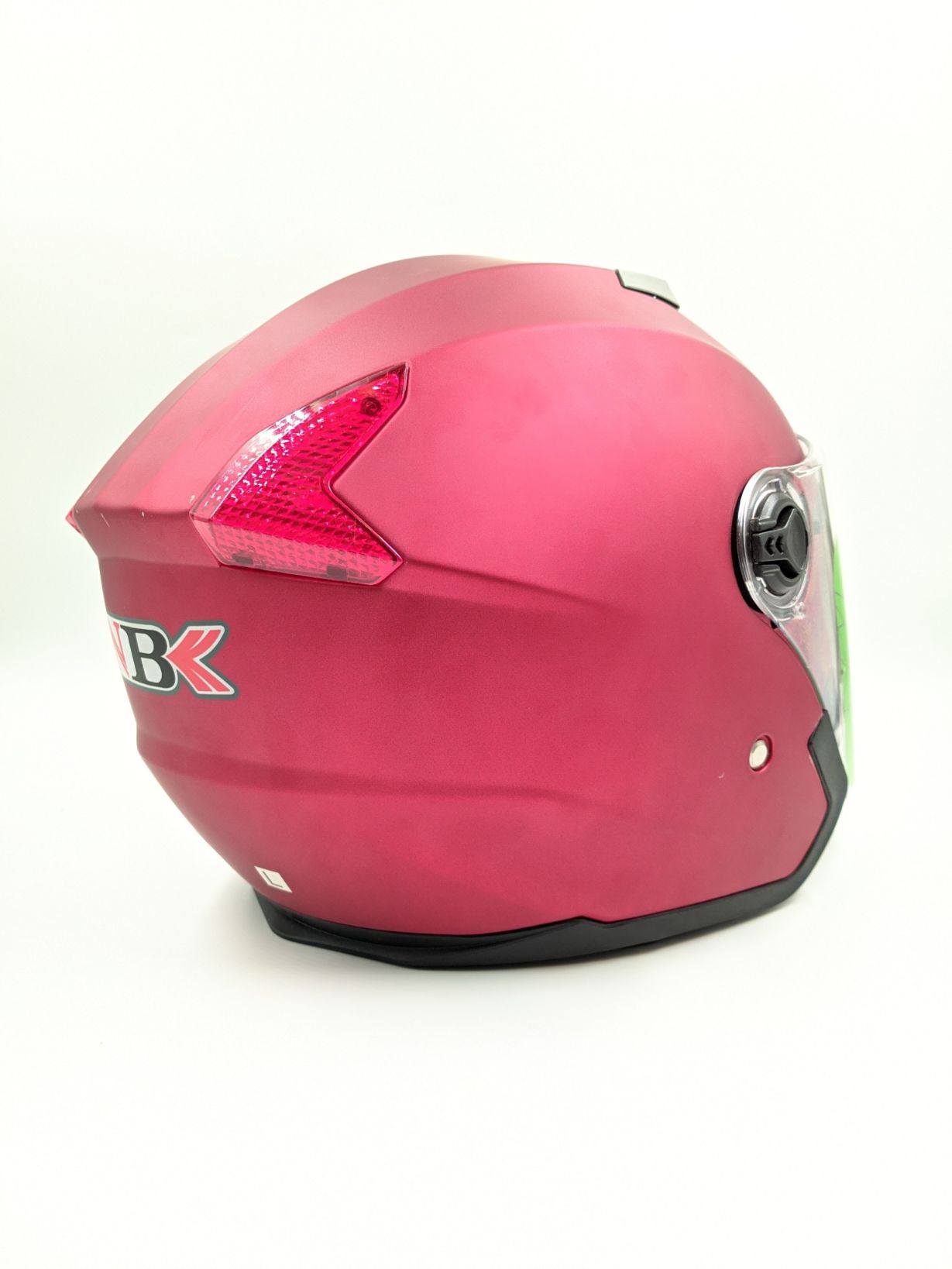 NBK Half face Basic Matte Red image