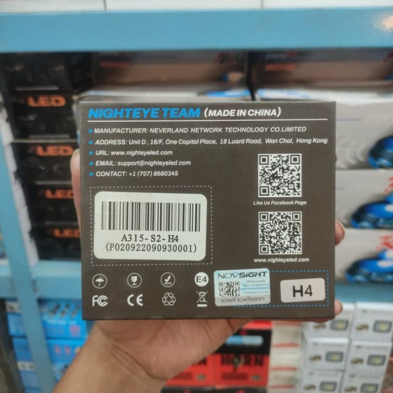 NIGHTEYE H4, A315-S2-H4 Led Headlight image