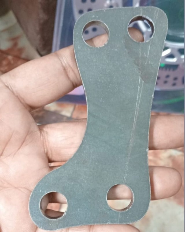 Nostump Front Brake Disc With Bracket For TVS Apache 4V image