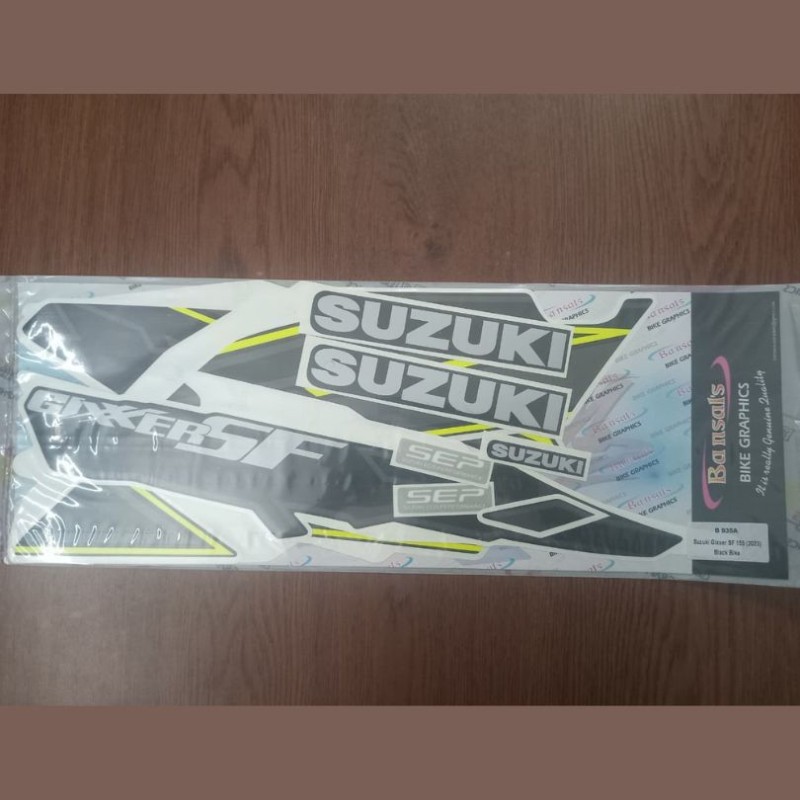 Suzuki Gixxer / Gixxer SF Fi Abs New Edition Sticker Full Set image