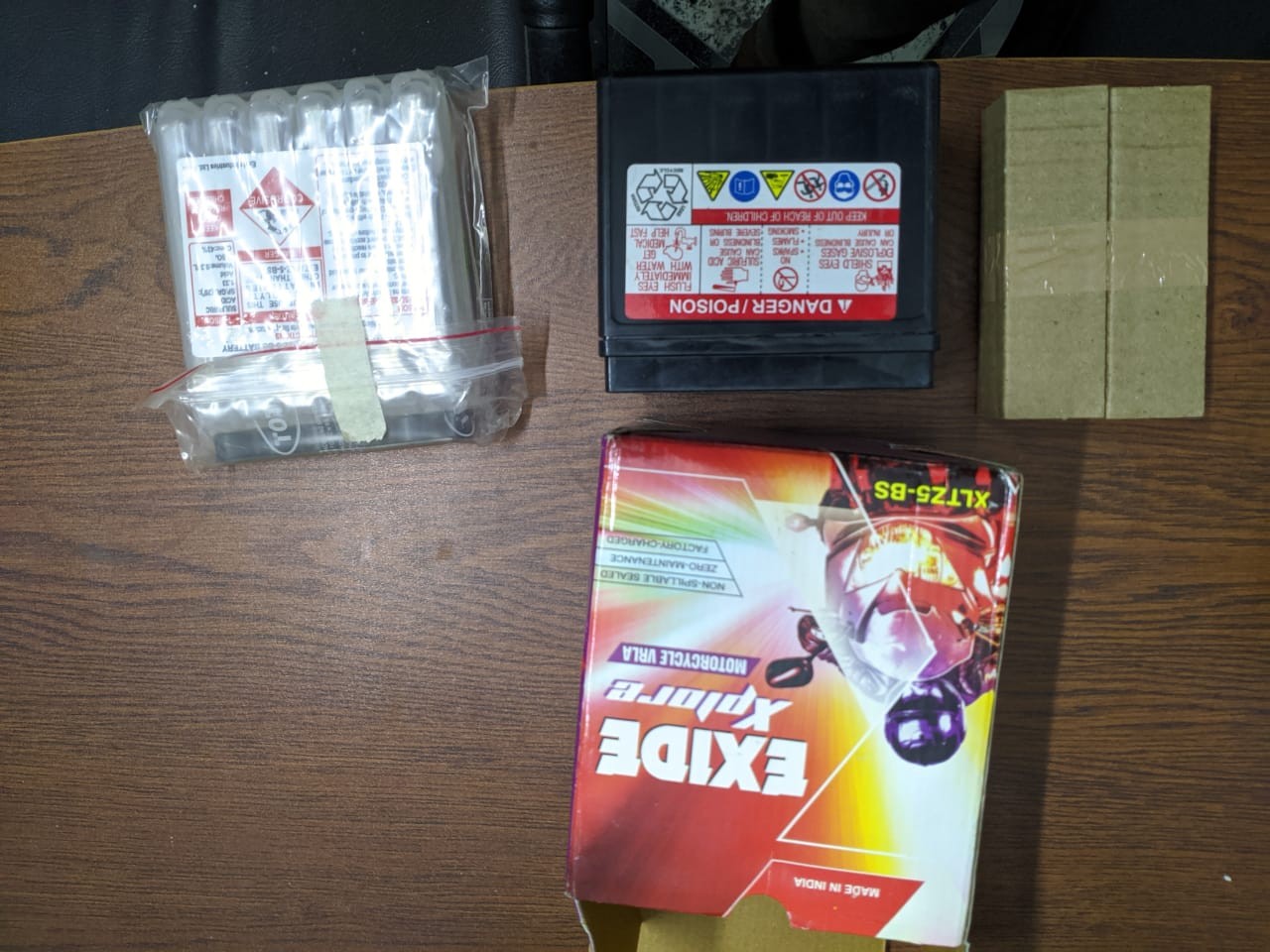 Exide Battery for R15 V3 / MT-15 Size 5l / Pulsar NS / Pulsar AS image