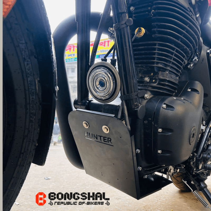 Engine Guard / Sump Guard Royal Enfield Hunter / Classic / Bullet 350 (Made in BD) image