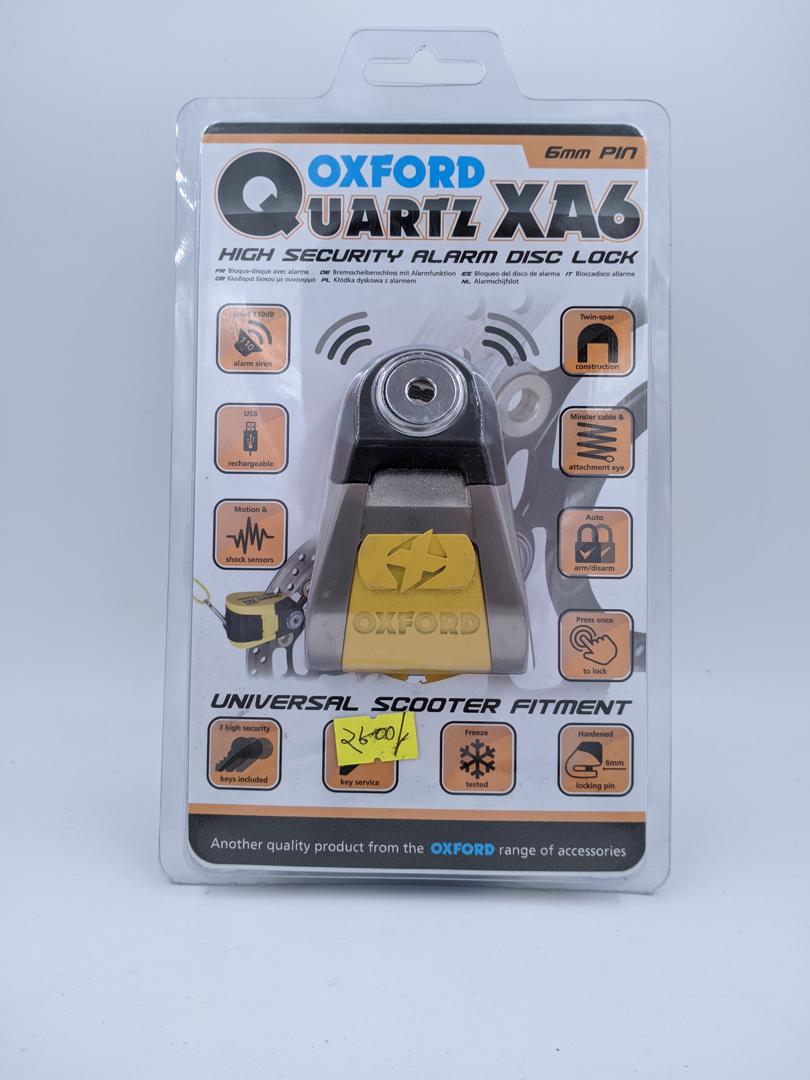 Oxford Quartz XA6 Acid Proof High Security Alarm Disc Lock image