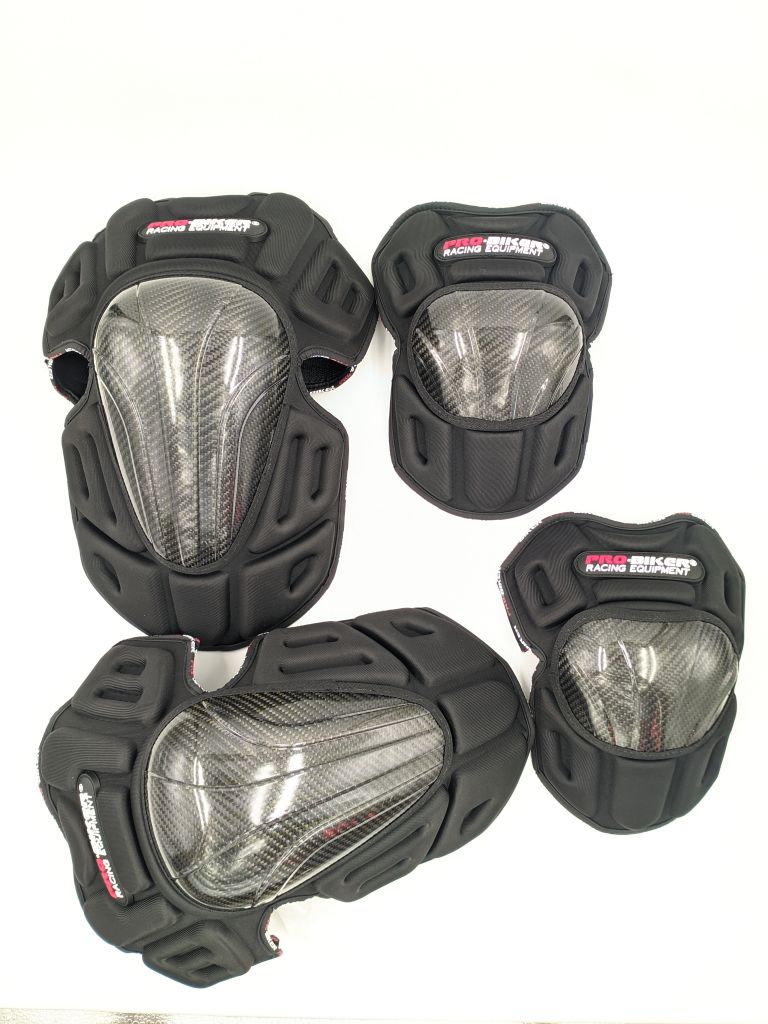 PROBIKER HX-P18 Motorcycle Carbon Fiber Knee & Elbow guards Set image
