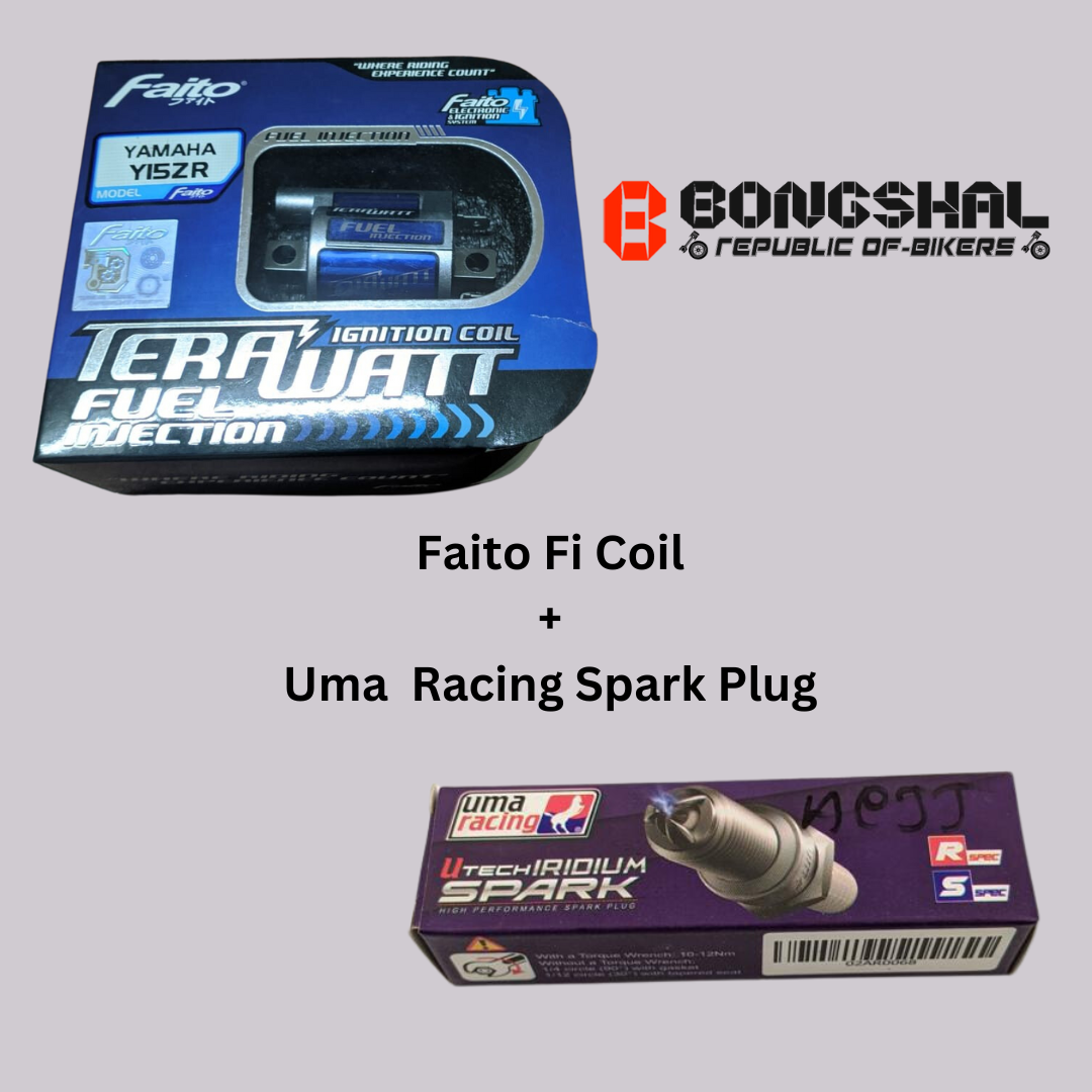 Package of Racing Spark Plugs & Ignition Coil image