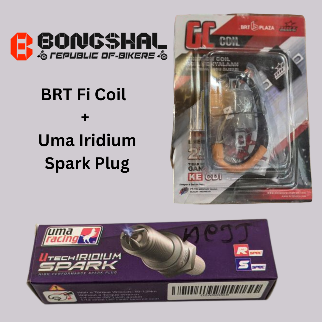 Package of Racing Spark Plugs & Ignition Coil image