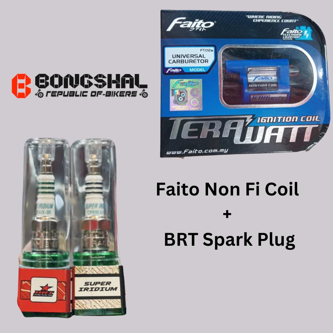 Package of Racing Spark Plugs & Ignition Coil image